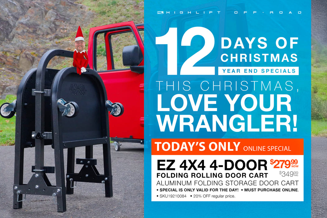 Day 6 of 12 Days of Christmas - EZ 4x4 Door Cart