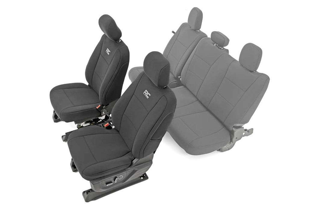 Rough Country Seat Covers, Ford F-150 (2015-2025)/F-250 Super Duty (2017-2025)/F-350 Super Duty (2017-2025)/F-150 Lightning (2022-2024)