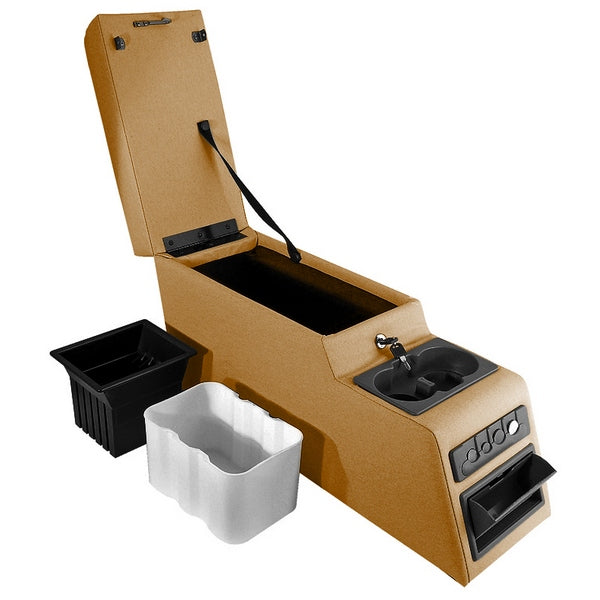 Center Console, Ultimate, Locking, Spice; 76-95 Jeep CJ/Wrangler YJ