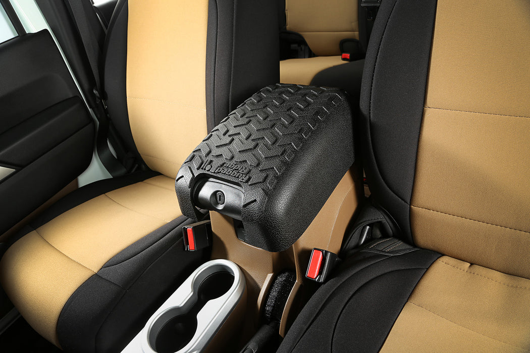 Rugged Ridge Center Console Cover | Black | Jeep Wrangler JK (2011-2018) | P/N 13107.42