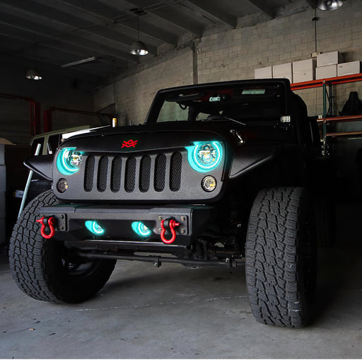 ORACLE Dynamic ColorSHIFT Headlight Halo Kit, Jeep Wrangler (2007-2017), view 2