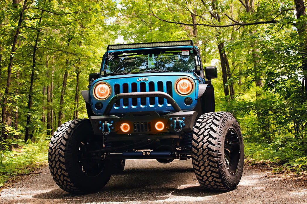 ORACLE Dynamic ColorSHIFT Headlight Halo Kit, Jeep Wrangler (2007-2017), view 5
