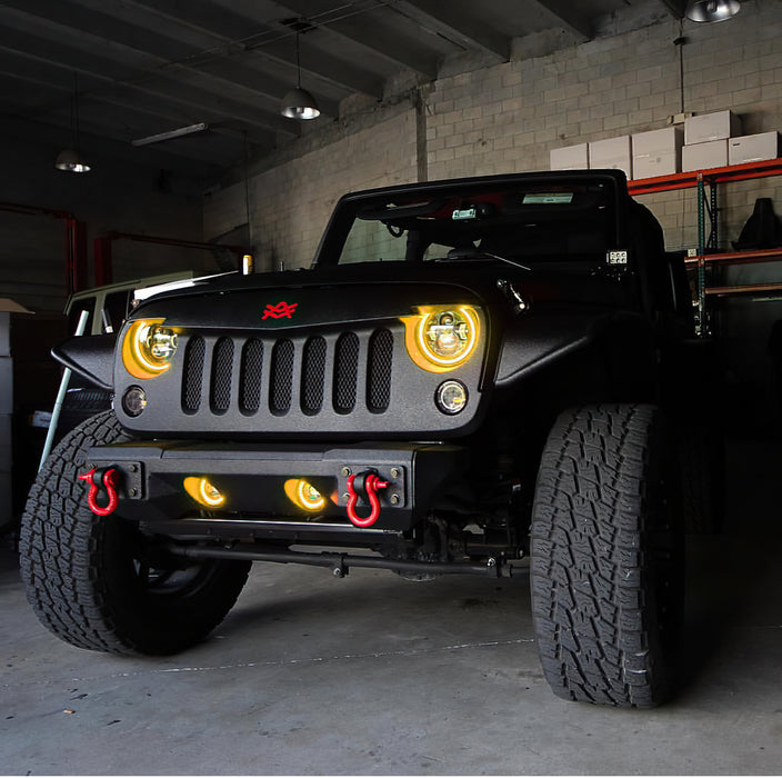 ORACLE Dynamic ColorSHIFT Headlight Halo Kit, Jeep Wrangler (2007-2017), view 7