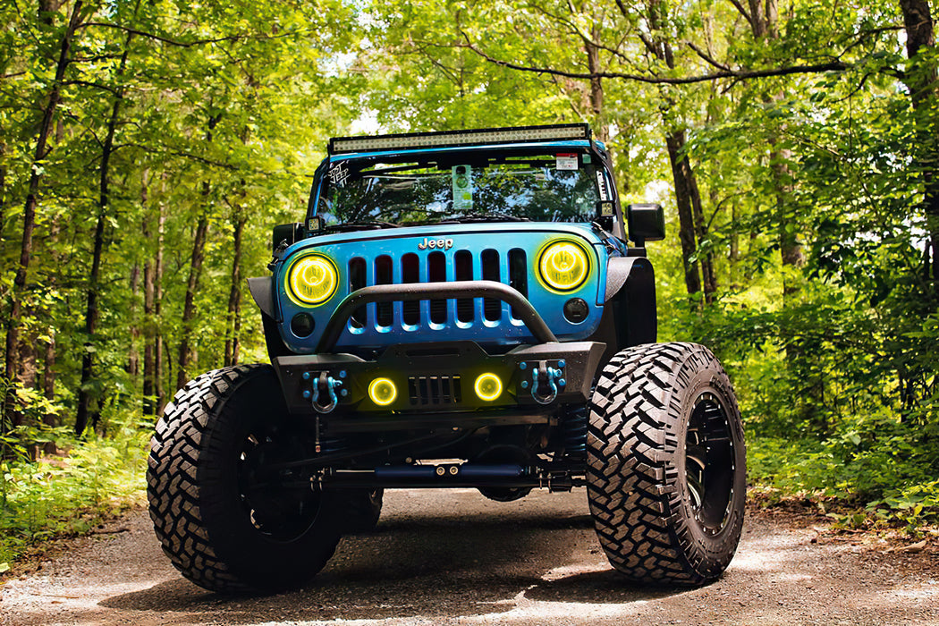 ORACLE Dynamic ColorSHIFT Headlight Halo Kit, Jeep Wrangler (2007-2017), view 8
