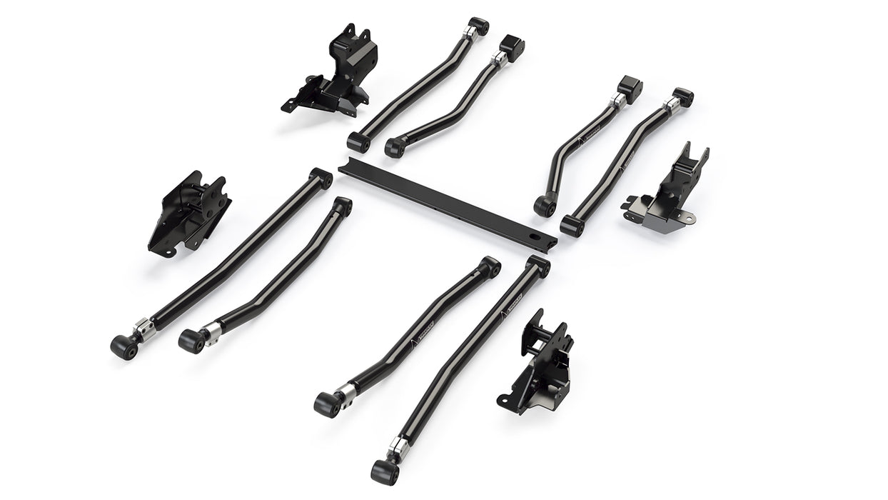 18-Up Wrangler JL 2 Door Alpine Long Arm & Bracket Kit 8-Arm 3-6 Inch Lift TeraFlex