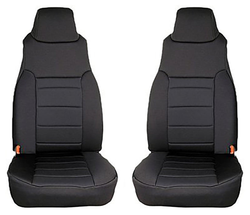 Rugged Ridge Seat Cover Kit | Front, Neoprene, Black | Jeep Wrangler TJ (1997-2002) | P/N 13210.01