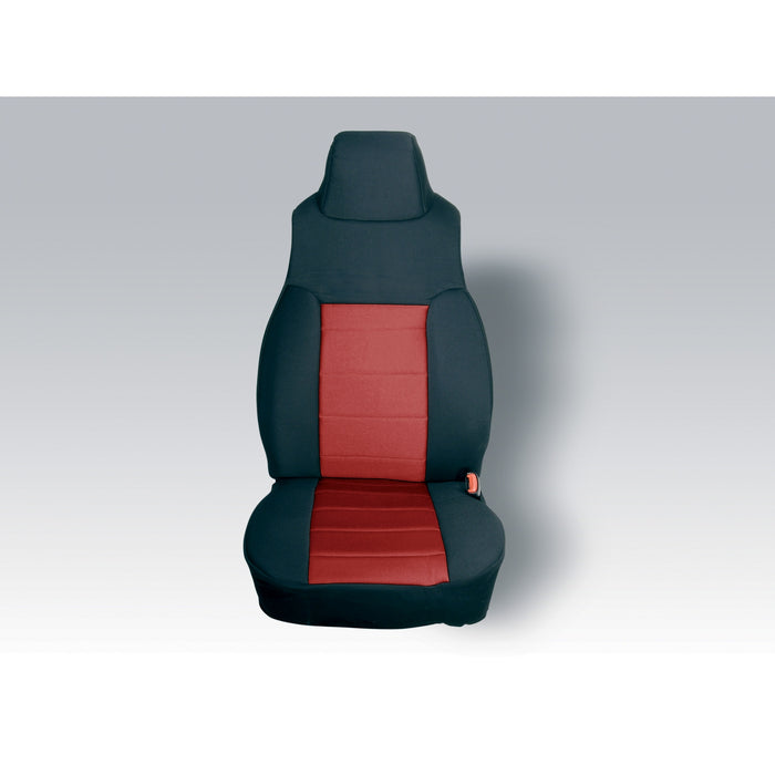 Rugged Ridge Seat Cover Kit | Front, Neoprene, Red | Jeep Wrangler TJ (1997-2002) | P/N 13210.53
