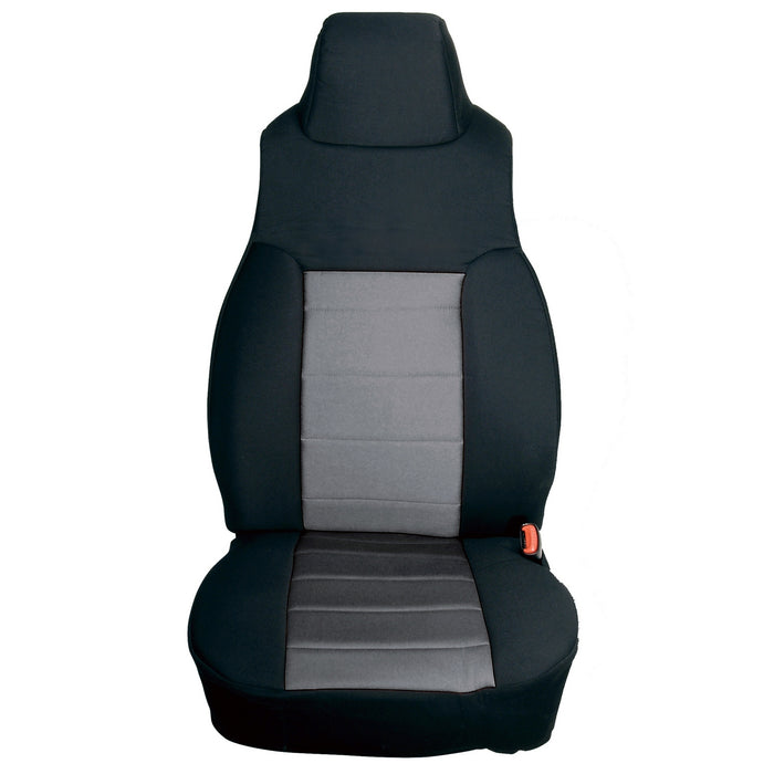 Rugged Ridge Seat Cover Kit | Front, Neoprene, Gray | Jeep Wrangler YJ (1991-1995) | P/N 13211.09