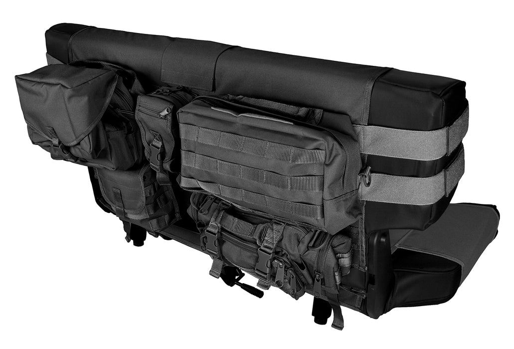 Rugged Ridge 13246.01 Seat Cover, Rear, Cargo, Black; 76-06 Jeep CJ/Wrangler YJ/TJ