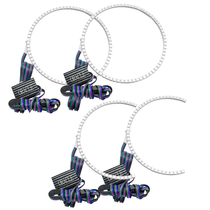 ORACLE 2007-2009 Dodge Durango LED Headlight Halo Kit - ColorSHIFT - with No Controller