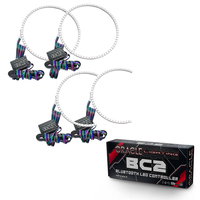 ORACLE 2007-2009 Dodge Durango LED Headlight Halo Kit - ColorSHIFT - with BC2 Controller