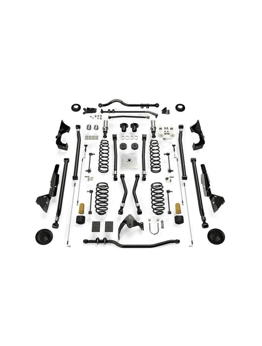 JK 4dr: 6" Alpine CT6 Long Arm Suspension System - No Shocks