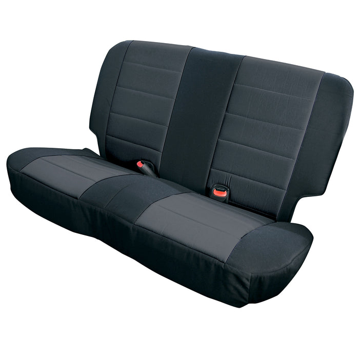 Rugged Ridge Neoprene seat cover | rear, black | Jeep Wrangler (2003-2006) | P/N 13263.01