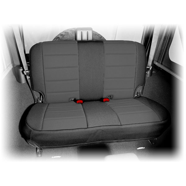 Rugged Ridge Seat Cover | Rear, Neoprene Black | Jeep Wrangler JK (2007-2018) | P/N 13265.01
