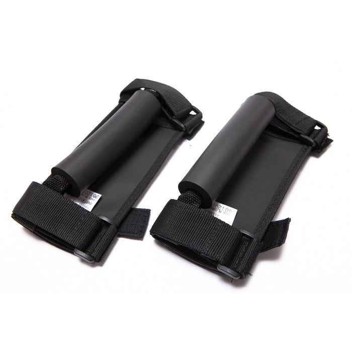 Deluxe Grab Handle Kit, Black; 55-21 Jeep CJ/Wrangler / 20-21 Gladiator