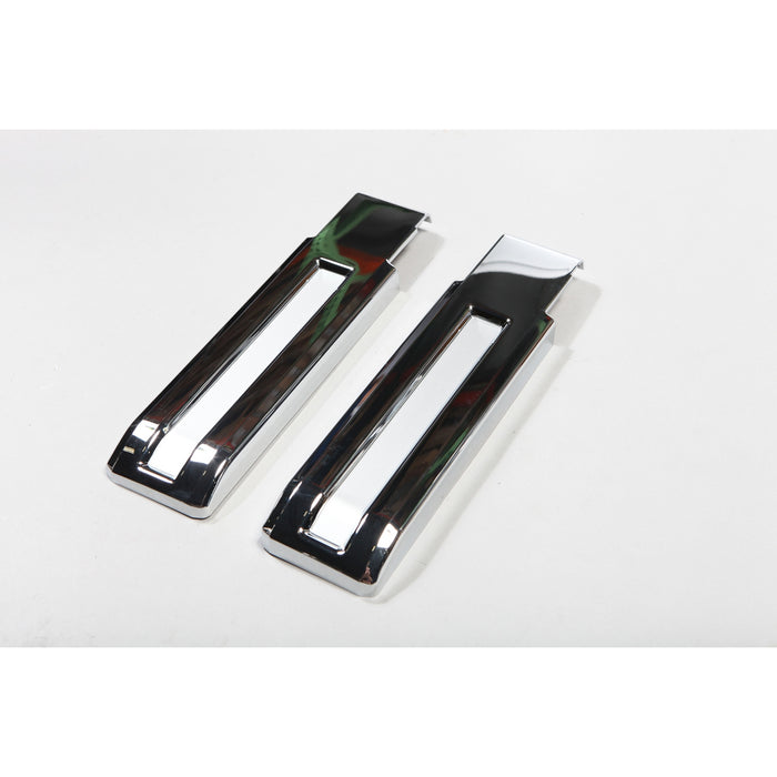 Rugged Ridge Tailgate Hinge Cover Kit | Chrome | Jeep Wrangler JK (2007-2018) | P/N 13311.24
