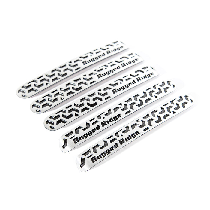 Rugged Ridge Elite Door Handle Inserts | Contrast Tread | Jeep Wrangler Unlimited (2007-2018) | P/N 13311.53