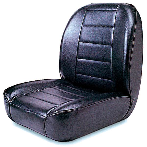Rugged Ridge Seat | Low-Back, Front, No-Recline, Black | Jeep CJ (1955-1986) | P/N 13400.01