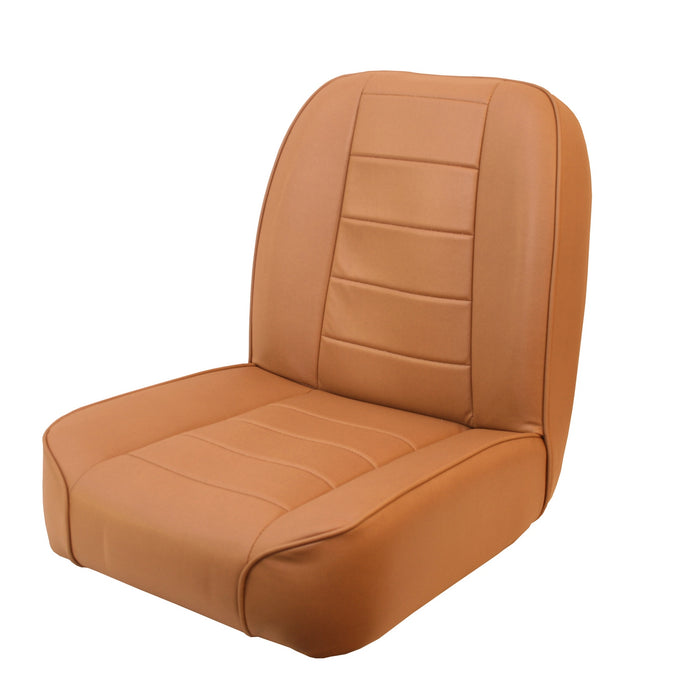 Rugged Ridge Seat | Low-Back, Front, No-Recline, Tan | Jeep CJ (1955-1986) | P/N 13400.04