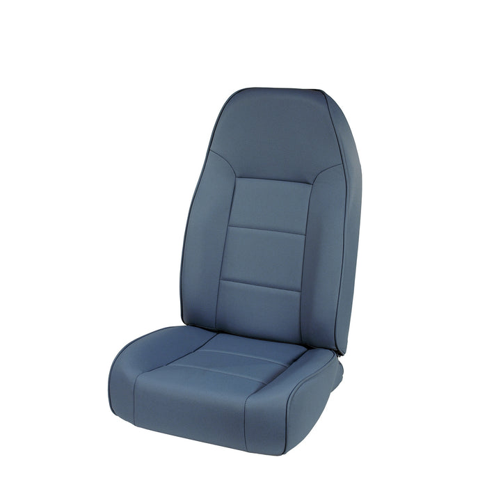 Rugged Ridge Seat | High-Back, Front, No-Recline, Blue | Jeep CJ/Wrangler YJ/TJ (1976-2002) | P/N 13401.05