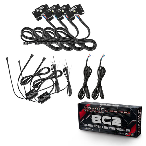ORACLE ColorSHIFT® RGB+W Headlight DRL Upgrade Kit, w/BC2 Controller, Jeep Wrangler JL/Gladiator JT (2018+)
