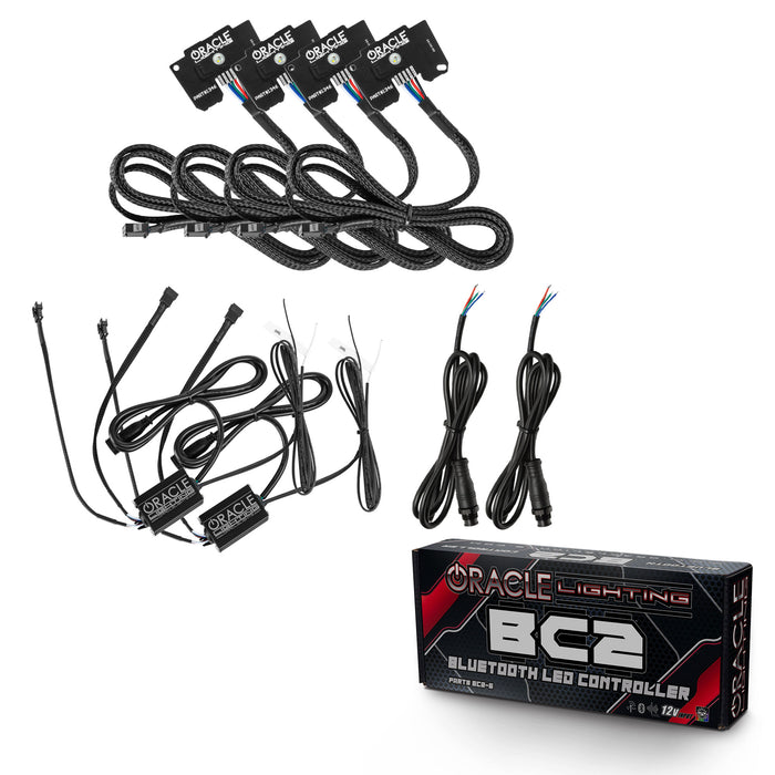 ORACLE ColorSHIFT® RGB+W Headlight DRL Upgrade Kit, w/BC2 Controller, Jeep Wrangler JL/Gladiator JT (2018+)