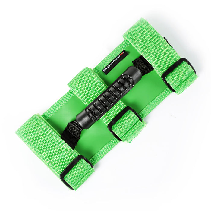 Rugged Ridge 13505.05 Ultimate Grab Handle Kit, Green; 55-21 Jeep CJ/Wrangler / 20-21 Gladiator