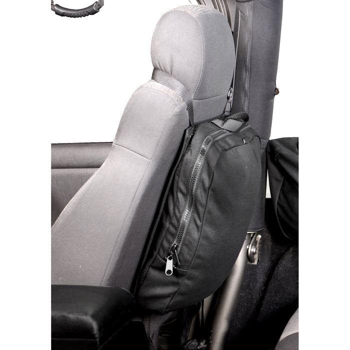 Rugged Ridge Trail Bag | Seat Back Mounted, Detachable | Jeep CJ/Wrangler (1976-2018) | P/N 13551.25