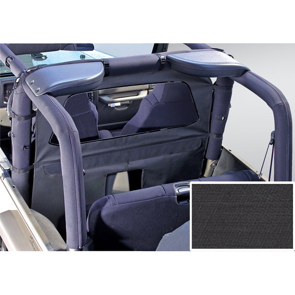 Rugged Ridge Windbreaker | Black Diamond | Jeep CJ/Wrangler YJ/TJ (1980-2006) | P/N 13552.35