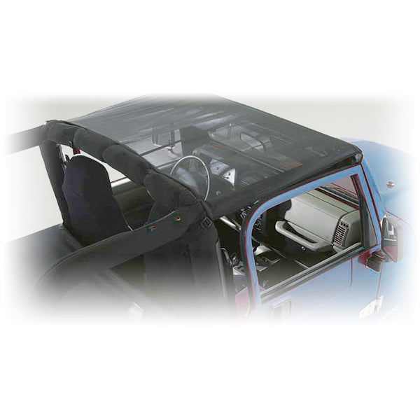 Rugged Ridge Mesh Summer Brief Top | Jeep Wrangler JKs (2007-2009) | P/N 13579.02