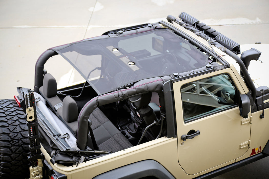 Rugged Ridge Full Eclipse Sunshade | Jeep 2-door Wrangler (2007-2018) | P/N 13579.06