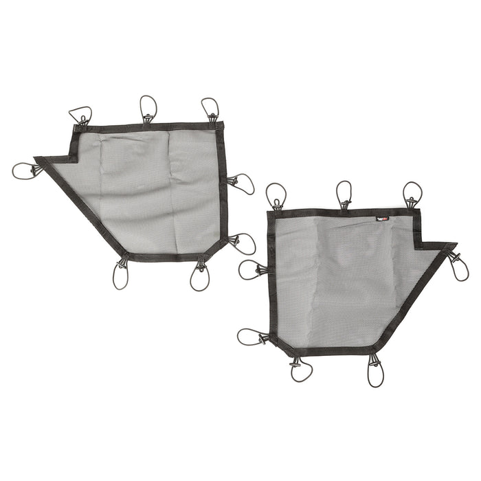 Rugged Ridge Tube Door Cover Kit | Rear, Pair, Black | Jeep Wrangler JKU (2007-2018) | P/N 13579.51