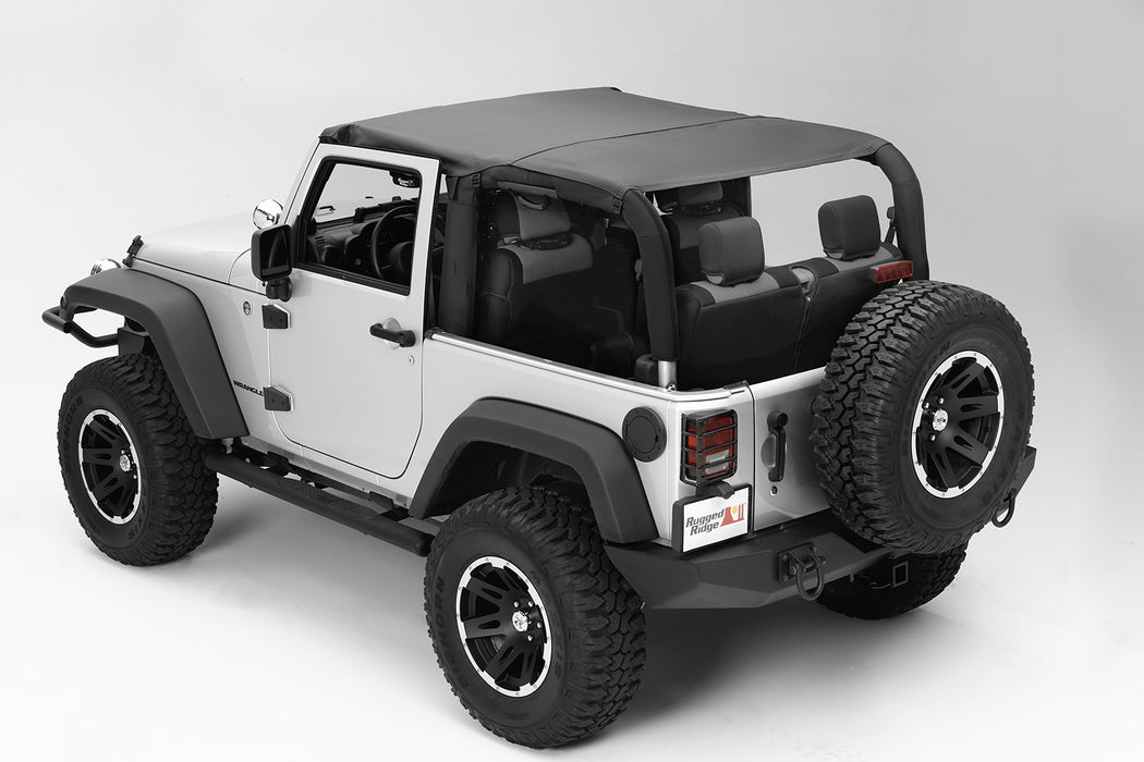 Pocket Island Topper, Black Diamond; 10-18 Jeep Wrangler JK