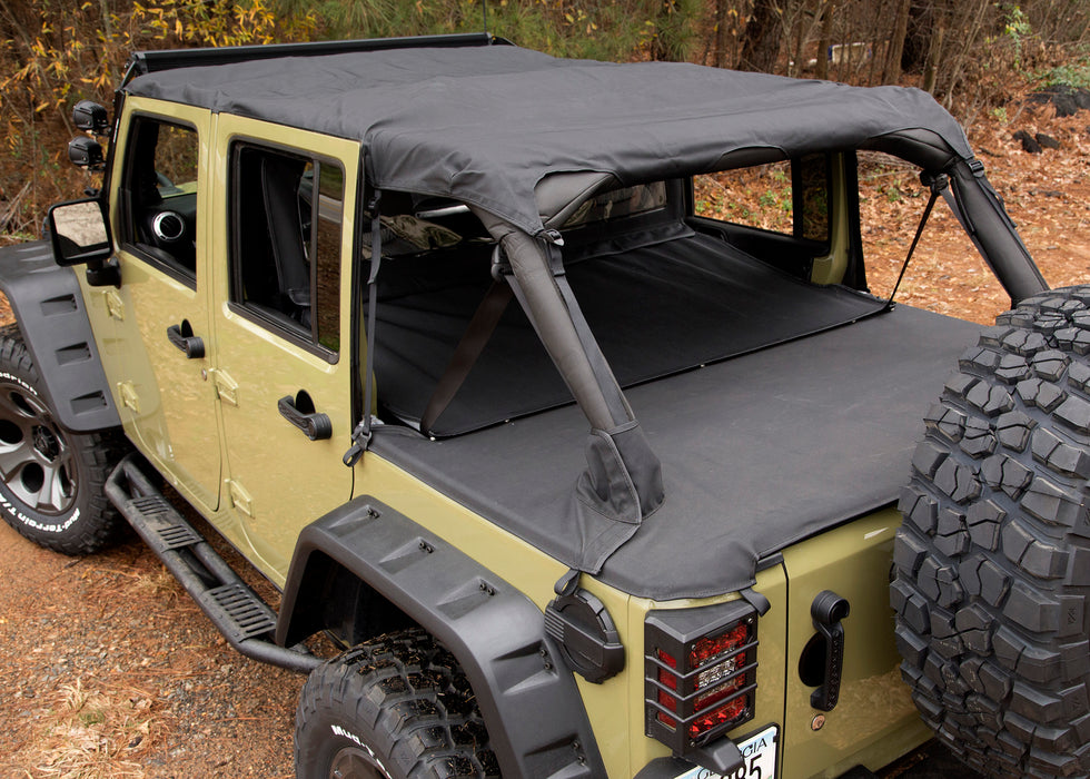 Rugged Ridge Montana Pocket Island Topper | Black Diamond, 4 Door | Jeep Wrangler JK (2010-2018) | P/N 13622.35