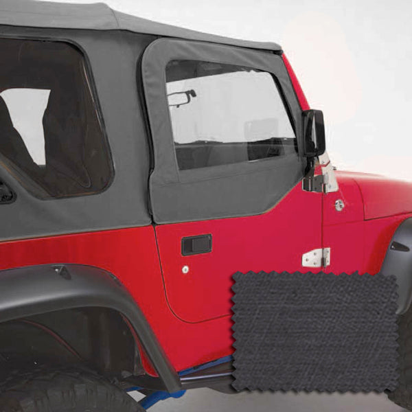 Rugged Ridge Door Skins | Black Denim | Jeep Wrangler TJ (1997-2006) | P/N 13717.15