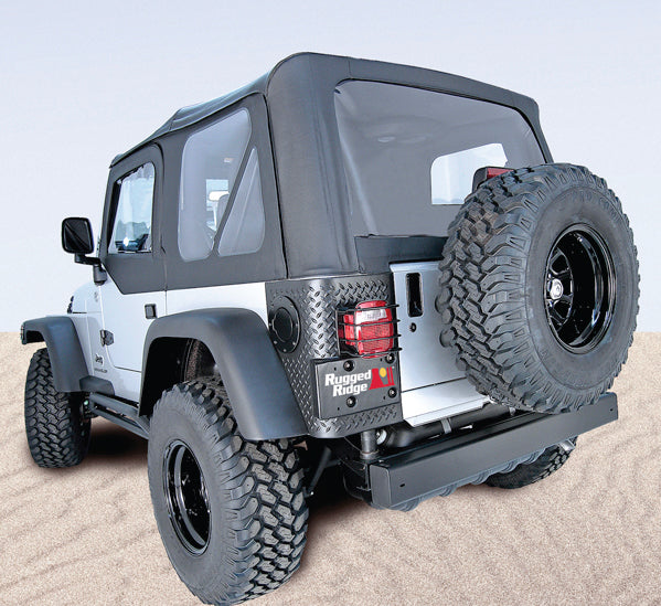 Rugged Ridge 13731.35 XHD Soft Top, Black Diamond, Tinted; 04-06 Jeep Wrangler LJ
