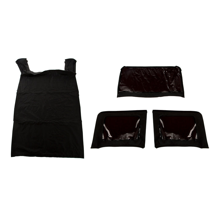 Montana Soft Top, Black Diamond; 07-09 Jeep Wrangler JKU, 4 Door