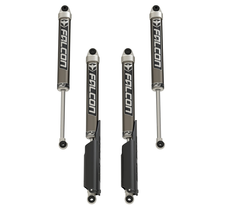 FALCON SP2 2.1 Monotube Shock Kit, 2-3.5" Lift, Jeep Gladiator JT (2020-2025)