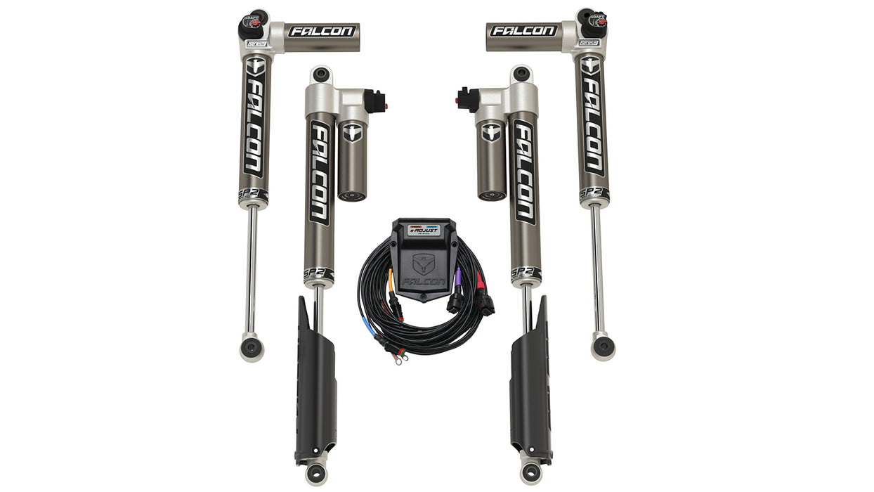 FALCON SP2 3.5 e-Adjust Piggyback Shock Kit 3.5-4.5 Inch Lift Long-Travel | Jeep Gladiator JT (2020-2025) | P/N 14-03-35-400-200