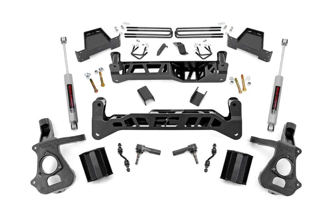 Rough Country 7 Inch Lift Kit - Cast Steel | Chevy/GMC 1500 2WD (14-18 &amp; Classic)