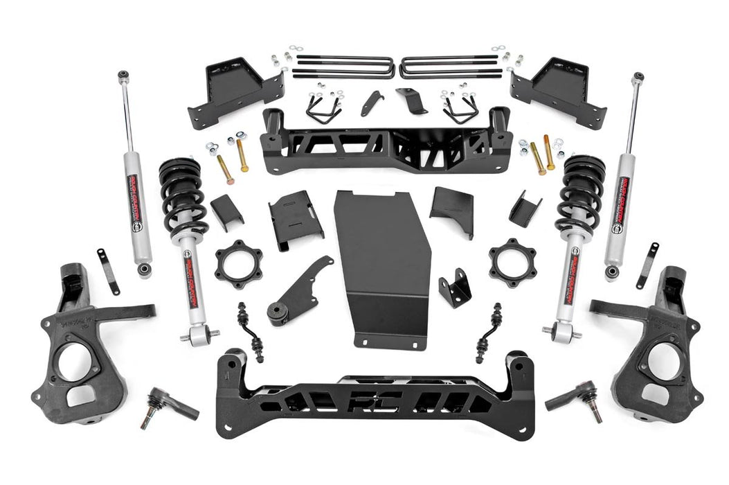 Rough Country 7 Inch Lift Kit - Alum/Stamp Steel - FR N3 | Chevy/GMC 1500 (14-18 &amp; Classic)