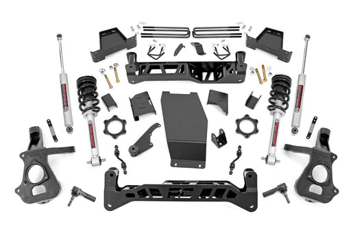 Rough Country 7 Inch Lift Kit, Cast Steel, N3 Struts, Chevy/GMC 1500 (2014-2018 & Classic)