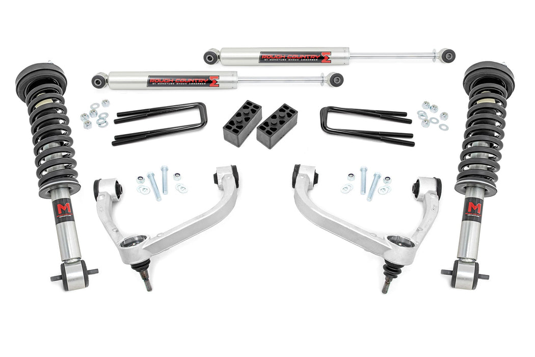 Rough Country 3 Inch Lift Kit - M1 Struts | Ford F-150 4WD (2014-2020)