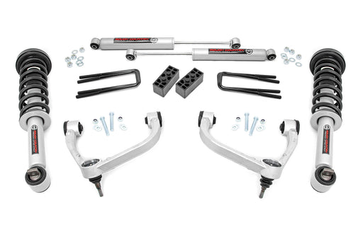 Rough Country 3 Inch Lift Kit, N3 Struts, Ford F-150 4WD (2014-2020)