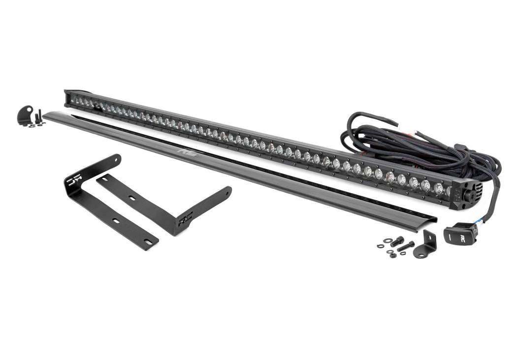 LED Black Single Row DRL Light Bar Kit - 50 Inch - Kubota RTV-X900