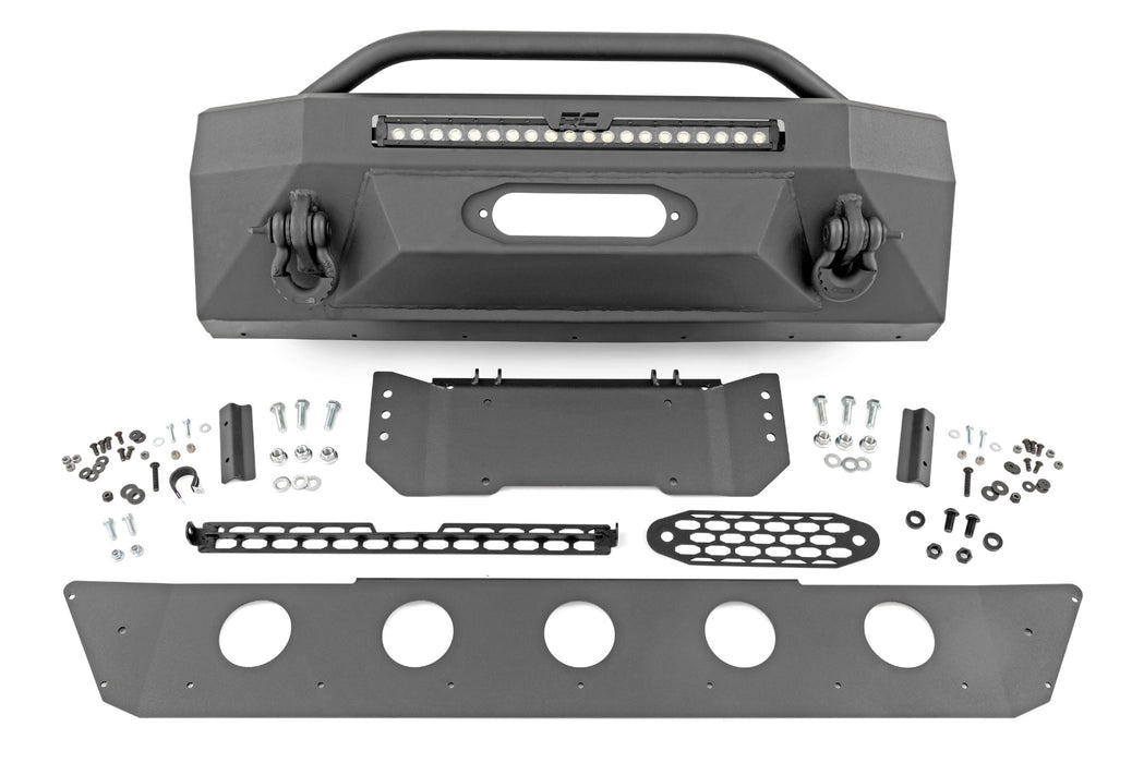 Front Bumper - Hybrid - 20 inch Blk LED - Toyota 4Runner 2WD/4WD (2014-2024)