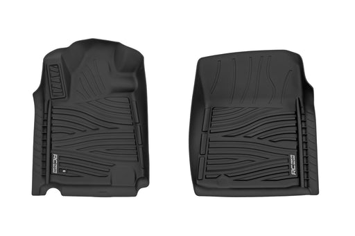 Rough Country Floor Mats, FR, Double Cab, Toyota Tundra 2WD/4WD (2014-2021)