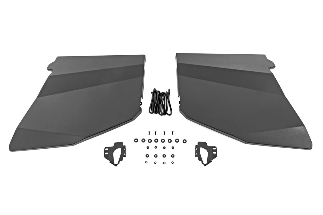 Rough Country Aluminum Lower Half Doors - Rear | Polaris RZR XP 4 1000/RZR XP 4 Turbo S