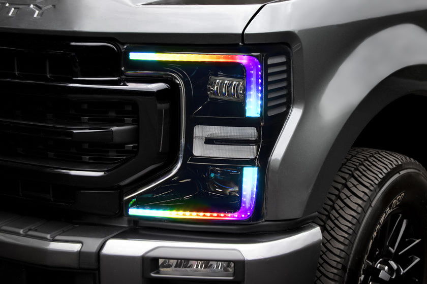 ORACLE ColorSHIFT Headlight DRL Kit with Switchback Turn Sig, Ford F-250/350 SD Dyn (2020-2022), view 2