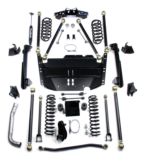 97-06 Jeep Wrangler TJ SWB 4 Inch Pro LCG Long Arm Suspension System No Shocks TeraFlex